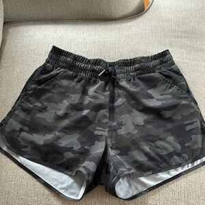 Camo athletic shorts